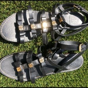Tory Burch gladiator sandals!